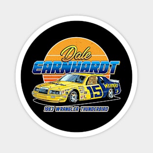 Dale Earnhardt Thunderbird Legend 80s Retro Magnet